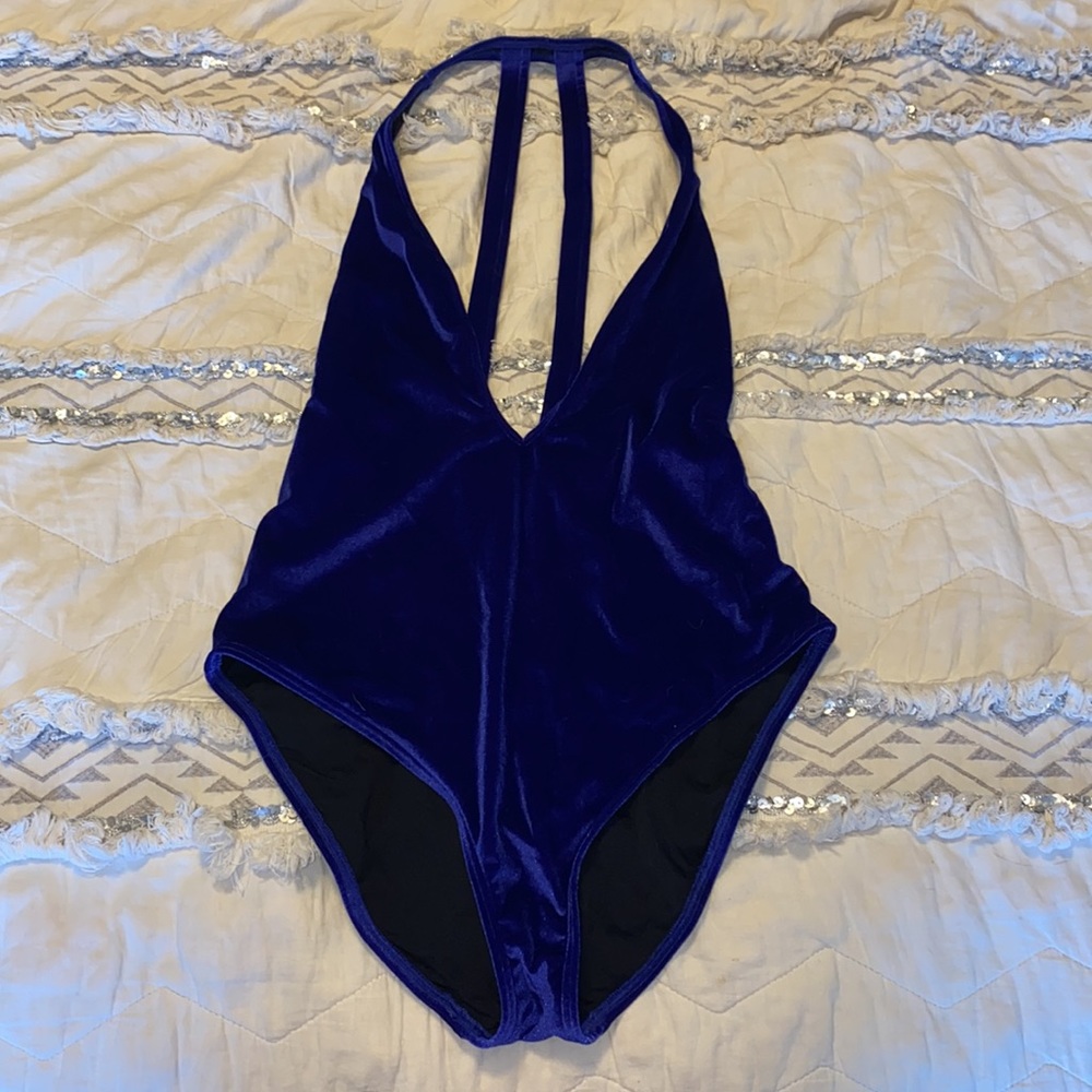 Velvet swimsuit